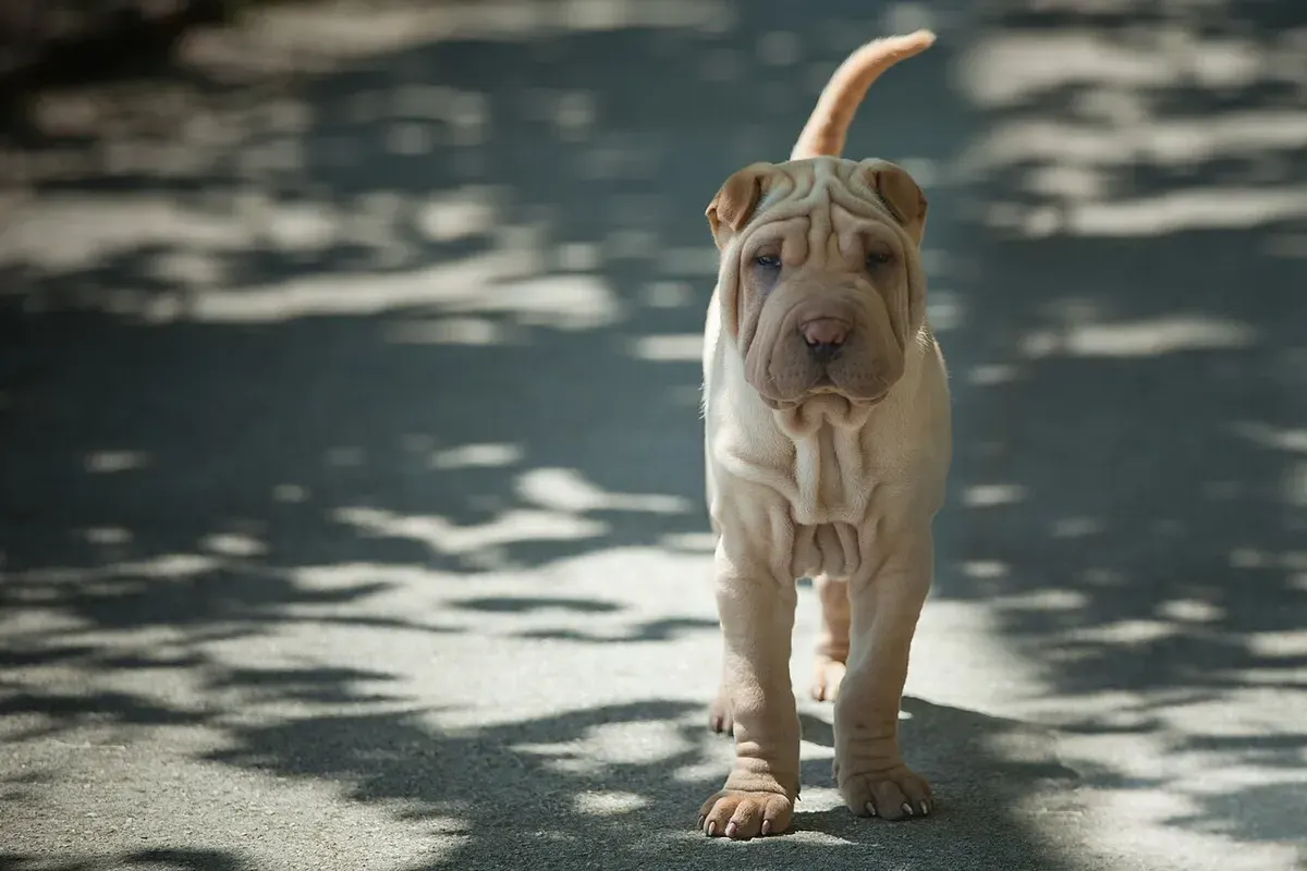 Photo d'un chien de race Shar Pei